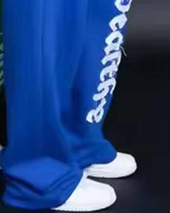 Conjunto de Sudadera con Capucha Bordada ZipUp Oversize para Hombre/Mujer, Chándal con Lavado Ácido, Ropa Urbana Personalizada, 100% Algodón, Estilo Holgado y Acampanado - Product Image 2