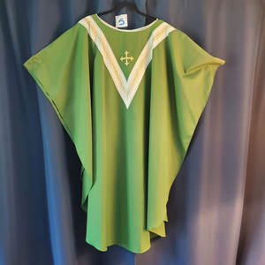Chasuble semi-gothique verte - Product Image 2