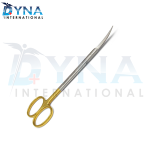 Ciseaux de chirurgie plastique en carbure de tungstène, ciseaux de chirurgie en plastique de 5.5 pouces incurvés Instruments chirurgicaux de haute qualité - Product Image 2