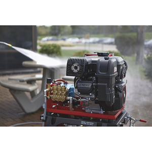 Brand New 3500-<b>PSI</b> 4GPM, Hot-Water Pressure-Washer with Saturated-Vapour-Function, Engine-Driven Mass-Cleaning System - Product Image 1