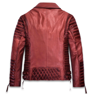 Chaquetas de cuero a la moda para hombre, chaqueta de cuero de estilo callejero, nueva chaqueta de invierno de cuero con logotipo personalizado a la moda para hombre - Product Image 2