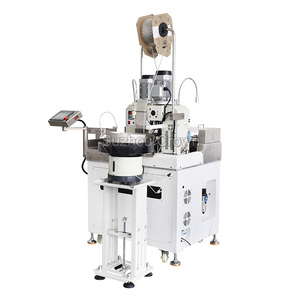 WL-H02 hoàn toàn tự động dây cáp <span class=keywords><strong>2</strong></span>-Side PVC cách điện Tay áo chèn và cắt & Tước & thiết bị đầu cuối Uốn Tóc bồng máy - Product Image 3