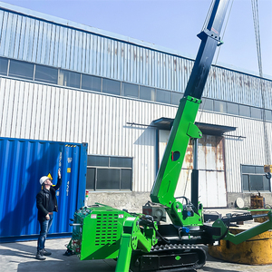 3Ton 4Ton 5Ton Construcción Grúa sobre orugas Hidráulico Crawler Telescópico Boom Spider Crane - Product Image 2