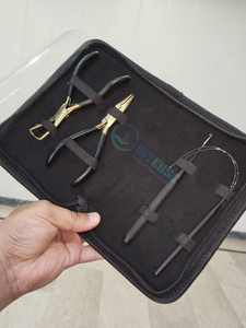 Kit de Herramientas Premium para Extensiones de Cabello con Pinzas y Ganchos Chapados en Oro, Set Profesional para Salón de Belleza - Product Image 5