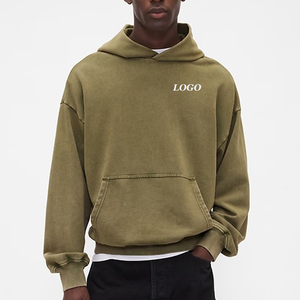 Sweat à capuche pour homme avec logo, couture durable / cordons de serrage pour ajuster la capuche, matière respirante et douce pour un streetwear tendance - Product Image 1