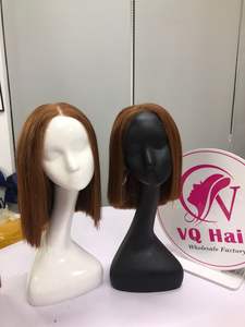 Perruque frontale en cheveux humains naturels orange 100% extensions de couleur chaude pour femmes Bla du Vietnam - Product Image 3