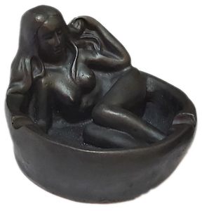 Cenicero de resina para mujer desnuda, regalo personalizado, decoración del hogar, calavera de resina - Product Image 2