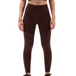<b>Women's</b> Latest Design Solid <b>Pattern</b> Elastic Waist Fitness Clothing Street Wear In-Stock <b>Women's</b> <b>Legging</b> - Product Image 1