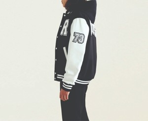 Nouveau design vestes universitaires en toile à la mode patchs en chenille Letterman College Bomber Baseball hommes respirant hiver OEM - Product Image 3