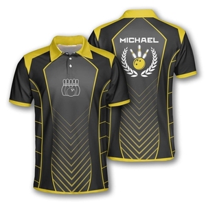 Maillots de bowling de sublimation haut de gamme pour clubs et ligues, tissu flexible, impression vibrante et personnalisation complète pour hommes - Product Image 1