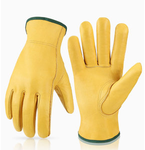 High Performance Cowhide Split Leather Working Gloves Hot Selling Industrial Safety Hand Protection Welding <b>Applications</b> - Product Image 1