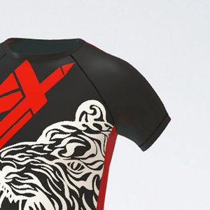 Custom Short Sleeve Surf Logo Mma Bjj Compression <b>Shirt</b> Sublimated Jiu Jitsu Rashguards Design Your Own Custom Rash Guard - Product Image 4