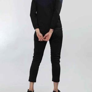 Service OEM – Ensemble de survêtement d'hiver pour femme, 100 % coton, imprimé, coupe-vent, respirant, en polaire, confortable, avec fermeture éclair double, haute qualité - Product Image 2