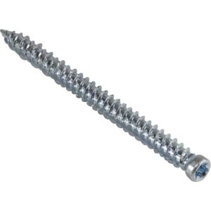 สกรูยึดคอนกรีตแบบมีหัวทรงกระบอก ขนาด 7.5x152 มม. ชุบสังกะสีสีน้ำเงิน รุ่น 1036-7.5-152 บรรจุในกล่องใหญ่ 600 ชิ้น ผลิตในเยอรมนี - Product Image 2