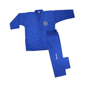 Uniforme de Taekwondo ITF superventas, Material duradero, competición de Taekwondo Dobok con logotipo personalizado, artes marciales profesionales Gi - Product Image 1