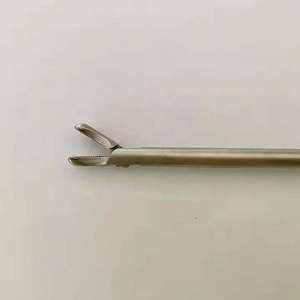 Porte-aiguilles laparoscopique manuel en acier 5 mm, forceps de préhension gastrique réutilisable, outil de chirurgie générale certifié CE, métal médical - Product Image 6