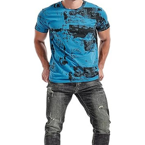 Camisetas de Manga Corta para Hombre, Tejidas, 100% Algodón, Antiarrugas, de Secado Rápido, Ecológicas, con Logotipo Personalizado, Cargadas por Dress Sports - Product Image 3