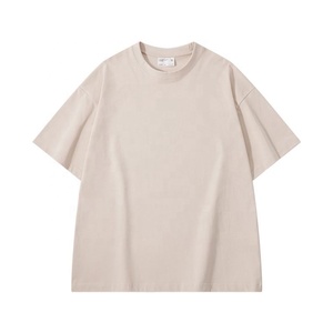 T-shirt Homme Oversize en Coton 300 g/m² de Haute Qualité, Épaules Tombantes, Manches Courtes, Coupe Ample, Uni, Décontracté, Été 2025 - Product Image 5