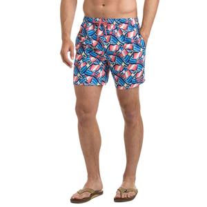 Pantalones cortos de playa de verano para hombre de la mejor calidad, estampado informal de poliéster, cierre con cordón, tejido de punto, cintura media, pantalones cortos con bolsillos - Product Image 2