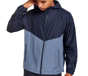 Chaqueta Impermeable Softshell 2026, Nuevo Diseño, Ligera, Cortavientos, con Cierre de Cremallera y Capucha, de Poliéster, Informal, para Hombre - Product Image 1