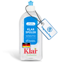 Détergent liquide écologique végétalien KLAR Custom 2, 500 ml, hautement concentré, biodégradable, sans parfum, sans tartre