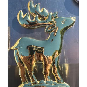 Soporte de calcetín de Navidad de Reno de diseño Vintage excelente con fiesta festiva de Color dorado y accesorios decorativos de Navidad - Product Image 5