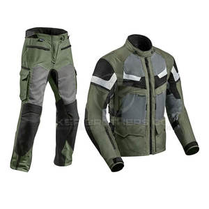 ชุดมอเตอร์ไซด์ระบายอากาศได้ดี2ชิ้นเหมาะกับเอวและสายรัดข้อมือแบบปรับได้สำหรับฤดูหนาว - Product Image 2