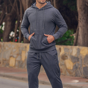 Survêtements d'hiver à capuche pour hommes, personnalisables avec logo, marque privée, écologiques, respirants, légers, 100 % polyester, vente en gros - Product Image 6