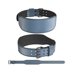 Durable Weight Lifting Black Genuine Leather <b>Belts</b> Weightlifting Workout <b>Gym</b> Back Support <b>Belt</b> <b>for</b> <b>Men</b> & Women - Product Image 5