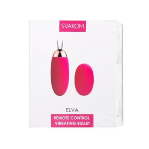 Chất lượng cao svakom elva điều khiển từ xa Bullet Vibrator-Mận đỏ/vàng hoàn hảo cho màn dạo đầu không thấm nước và Phthalate miễn phí