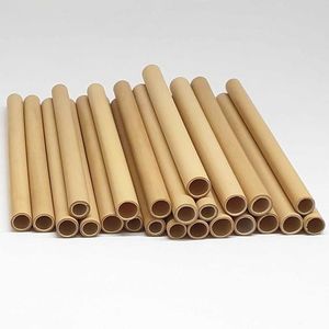 Pajitas de bambú biodegradables calientes a granel ecológicas y compostables para té de burbujas - Product Image 2