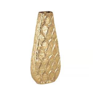 Jarrón de Metal martillado moderno de alta calidad 100%, jarrón de mesa moderno de Metal, jarrón de Metal hecho a mano con acabado plateado, decoración para sala de estar - Product Image 6