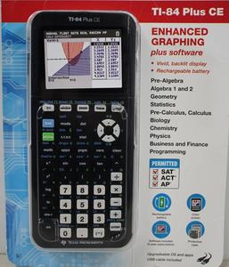 Nouvelle calculatrice graphique TI-84 Plus CE avec écran couleur, batterie rechargeable, appareil mathématique éducatif pour l'école et les études - Product Image 2