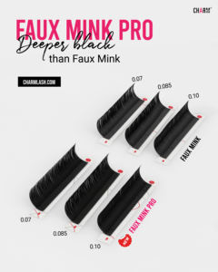 Extensiones de Pestañas Charmlash 8-25 mm, Extensiones de Pestañas de Visón Sintético Mate Oscuro al por Mayor, Pestañas Postizas Profesionales de Marca Privada - Product Image 5