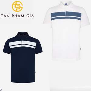Camiseta Polo Premium de equipo profesional para hombre, 100% poliéster, hecha en Vietnam, ropa interior para deportes, Tan Pham Gia - Product Image 1
