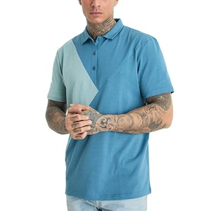 Chemises Polo Homme Coupe Slim Design à Panneaux Vêtements Décontractés Unisexe Broderie Logo Personnalisé Design 2026 Confortables Respirantes Tendance - Product Image 2