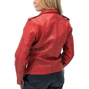 Chaqueta de Cuero para Motocicleta de Talla Grande, Ropa de Carreras, Chaqueta de Cuero para Motocicleta para Mujer, Nuevo Diseño, Chaqueta de Cuero para Motocicleta para Mujer - Product Image 3