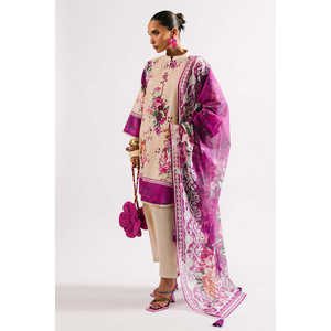 Conjunto de traje de 3 piezas estampado para mujer con dupatta CL-62137 - Product Image 1