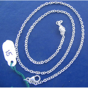 สร้อยคอทองคำขาว 14K แบบคลาสสิกประดับเพชรและมุกสำหรับงานแต่งงาน - Product Image 1