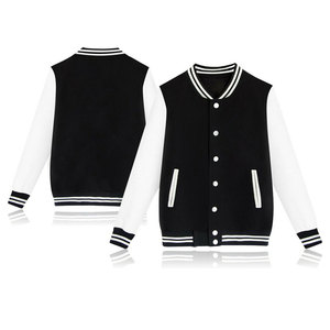 Good Quality Lightweight Custom Satin & Cotton Fleece Bomber Varsity <b>Jacket</b> Waterproof CollegeBaseballjacket for <b>men</b> - Product Image 2