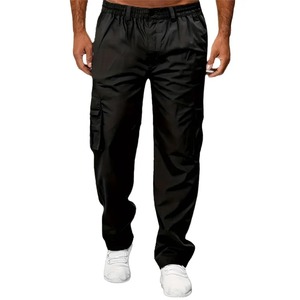 Verano diseño elegante personalizado Casual Jogger Trending Multi-Bolsillo pantalones de hombre 100% algodón transpirable Cargo hombres Pantalones - Product Image 5