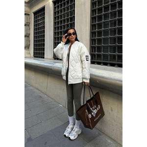 Chaqueta Bomber Acolchada Extra Grande para Mujer Alisa 7058 -08 - Product Image 5