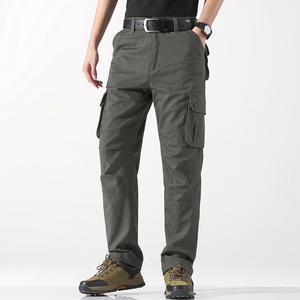 <b>Mens</b> Multi Pocket Cotton Cargo Pants Loose Fit Workwear <b>Trousers</b> Comfortable Outdoor Utility Pants <b>for</b> Daily and Industrial Use - Product Image 6