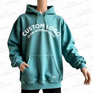 Ropa de calle personalizada Sudadera con capucha Fabricante Hombres Parche desgastado Bordado Serigrafía Sudadera con capucha Último diseño al por mayor - Product Image 1