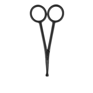 Tijeras Curvas de Acero Inoxidable para Recortar el Vello Facial, Herramienta de Precisión para el Cuidado Personal, Uso Diario Seguro para Diestros - Product Image 3