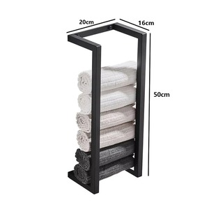 Porte-serviettes en métal de luxe durable avec une capacité de charge supérieure, accessoire de salle de bain écologique et antidérapant - Product Image 5