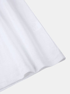 ODM 305 GSM 100% algodón liso manga corta de gran tamaño para hombre Camiseta gruesa Heavyweight Essentials camiseta personalizada en blanco para hombres - Product Image 6