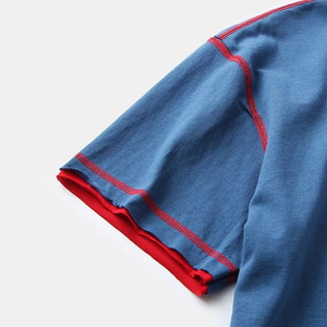 Camisetas de algodón pesado de gran tamaño para hombre personalizadas 100% patrón sólido bien diseñado ropa de calle de talla grande con estampado de logotipo - Product Image 4