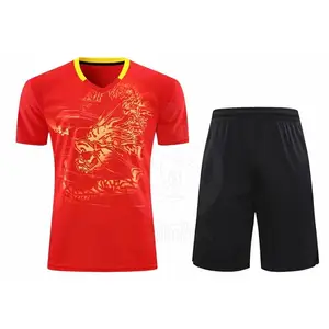 Design Your Own Team Wear Badminton Uniform Cheap Price Badminton Jersey and Shorts