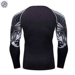 Offre Spéciale d'éruption cutanée de natation de sports nautiques professionnels OEM Rash Guard léger à séchage rapide personnalisé - Product Image 6